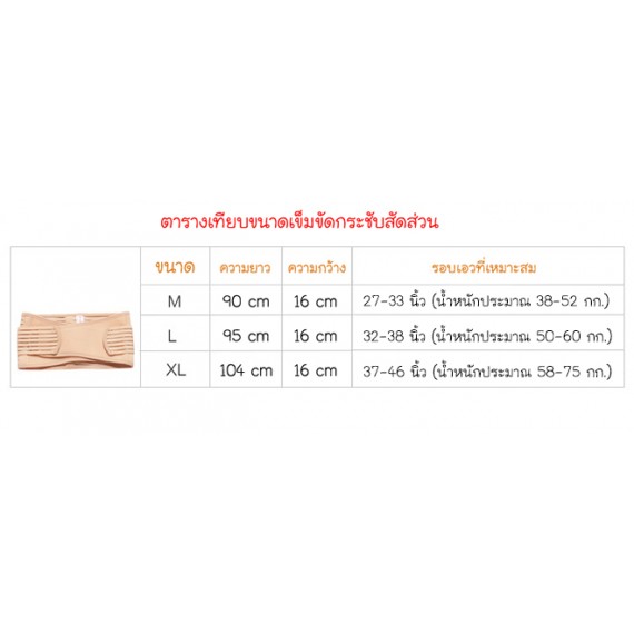 เข็มขัดกระชับสัดส่วน ช่วงสะโพก เข็มขัดกระชับสัดส่วน ช่วงสะโพก